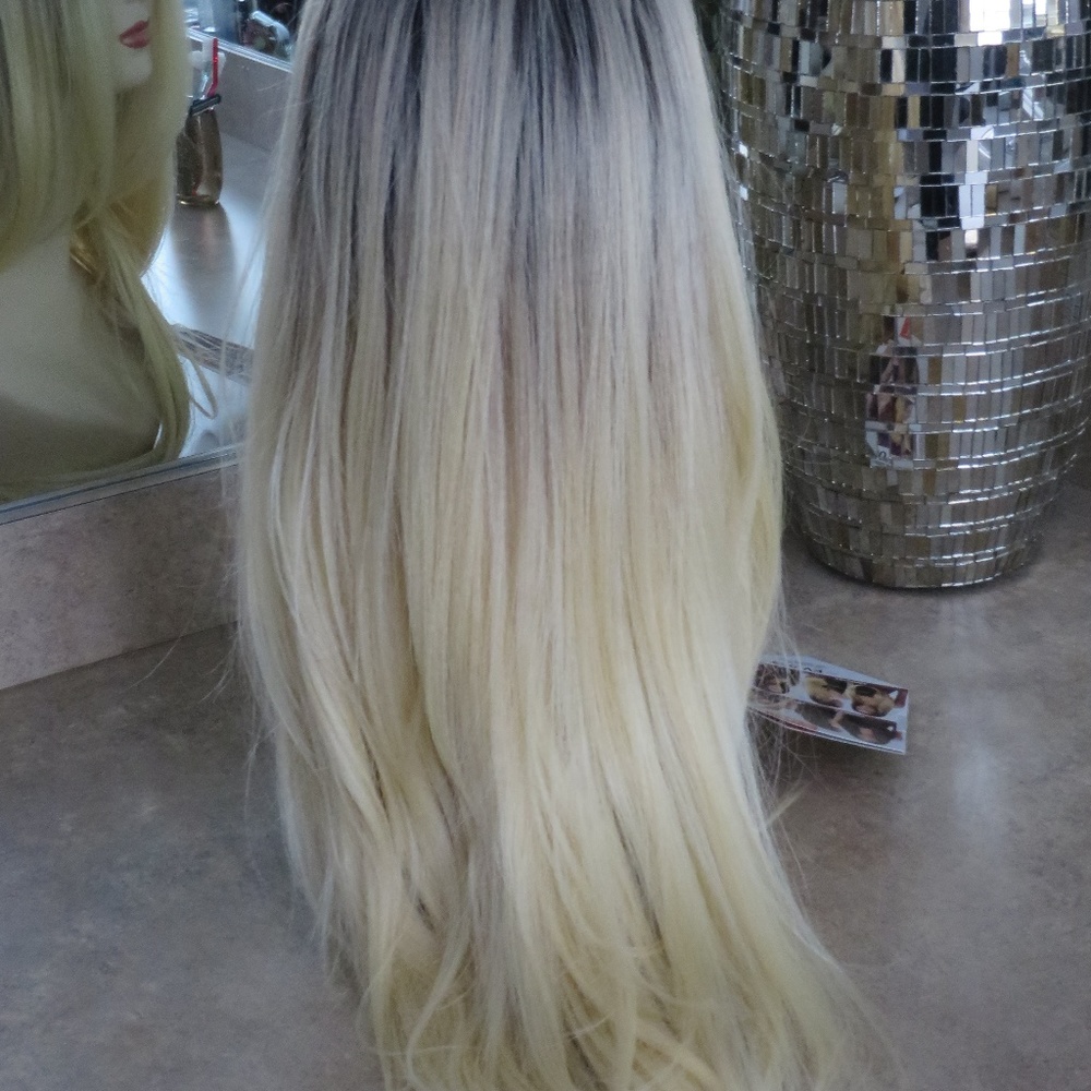 Lace Front Dk.Brown Blonde Long Layered Wig SOLD - Picture 2 of 6